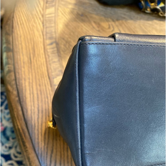 Lady Dior 😱RARE Shoulder bag. EUC. Very Clean. Navy and Red. Handle drop 16” - Picture 11 of 11